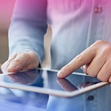 Man Discovering More on Tablet Computer