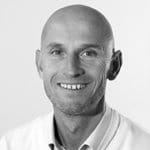 John Wittesaele Headshot Black and White